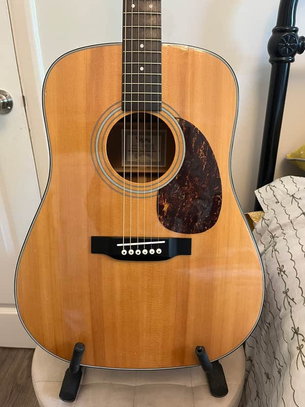 Beautiful Vintage 1990s 'Sigma by Martin' DM-18 Dreadnought Acoustic Guitar image 1