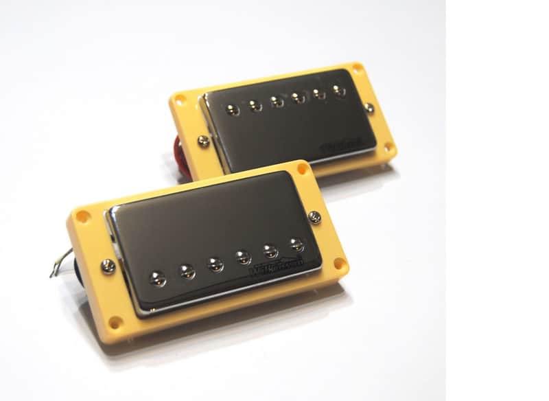 Set of PAF Chrome Wilkinson MWCH Humbucker pickups vintage sound image 1