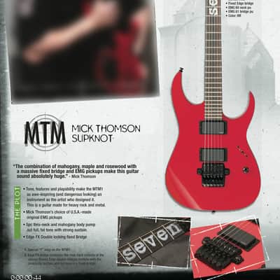 Ibanez MTM1 :: 2006 :: Mick Thomson :: Mint :: OHSC :: First Run Made in Korea :: MTM-1 image 2