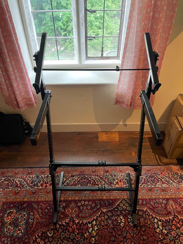 Hercules KS410B Auto Lock Double Tier Z-Style Keyboard Stand with Tilter Bild 1