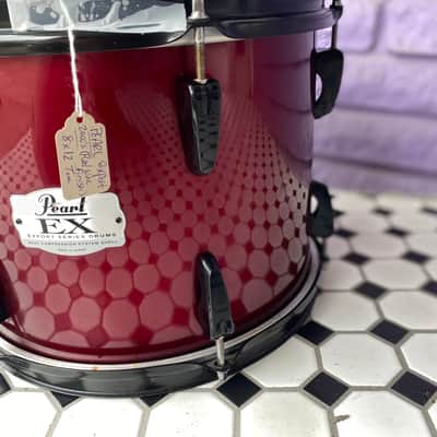 Pearl Export 8x12” Tom- 2000s - Red wine image 4