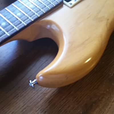 Vintage 1981 MIJ Yamaha SHB 400 Electric Guitar w/ Natural Finish image 13