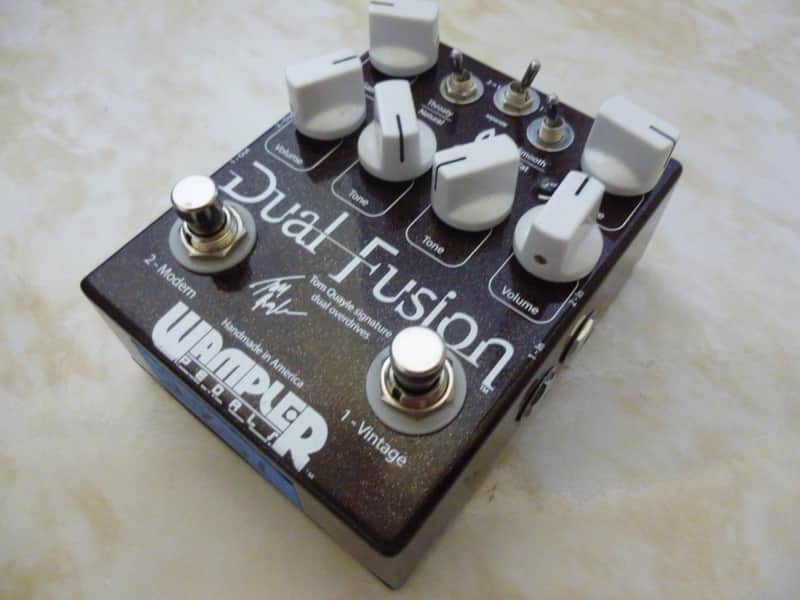 Wampler Dual Fusion Tom Quayle Signature Overdrive 2010s - Red Sparkle image 1