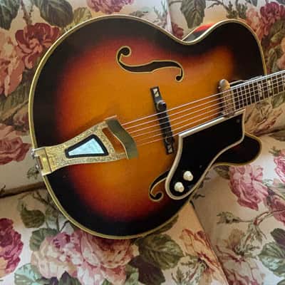 Sam Koontz F Hole Sunburst 18” Archtop 1970’s - Sunburst image 2