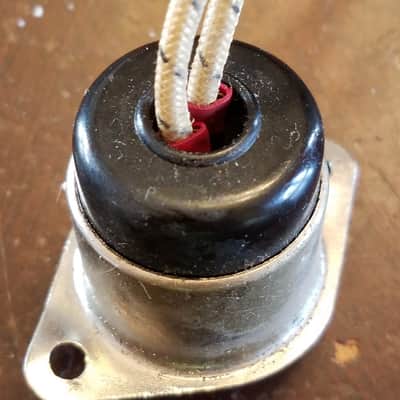 Bell & Howell Vintage GE power supply socket plug for electric cord cable recessed 1950s image 5