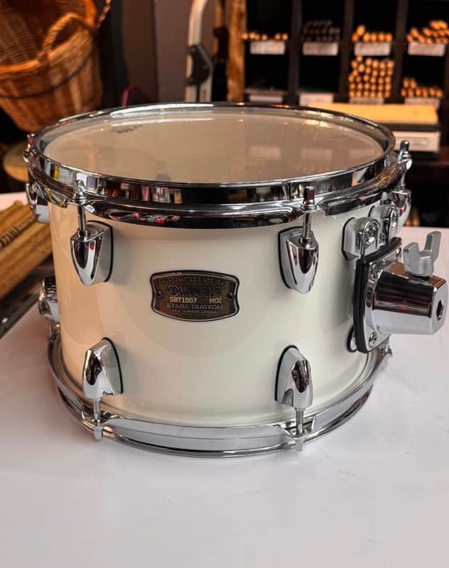 Yamaha Stage Custom 10" x 7" Tom in White (Birch) image 1