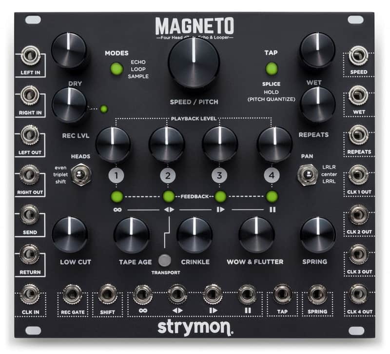 Strymon Magneto Four Head dTape Echo and Looper Eurorack Unit