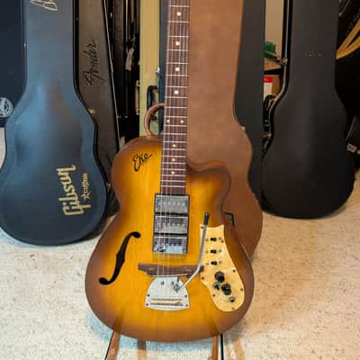 1960s Eko Model 100 Hot Rod Electric Guitar Vintage 3-Pickup Hollow Body Archtop Conversion image 1
