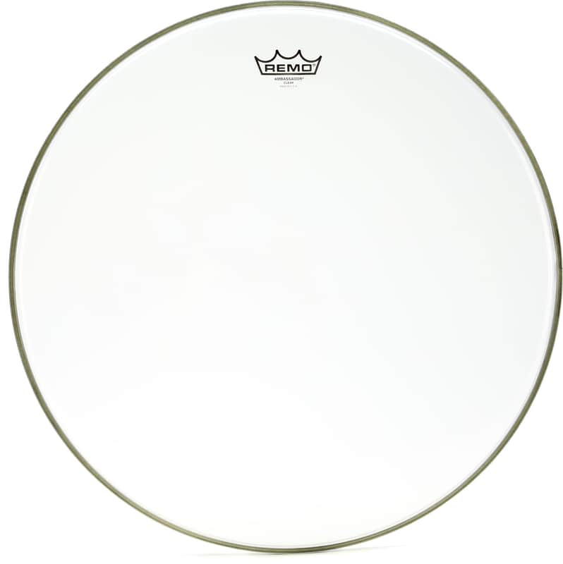 Remo Ambassador Clear Drumhead - 20 inch (3-pack) Bundle image 1