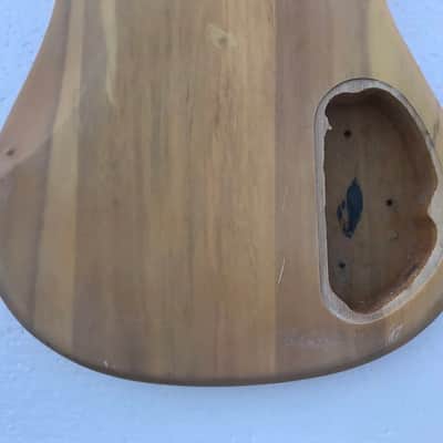 Unknown Left Handed Bass Guitar Body image 2
