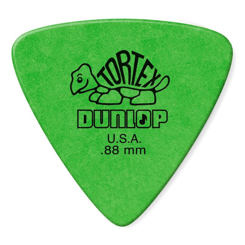 Dunlop Tortex Triangle Guitar Picks .88mm (6) image 1