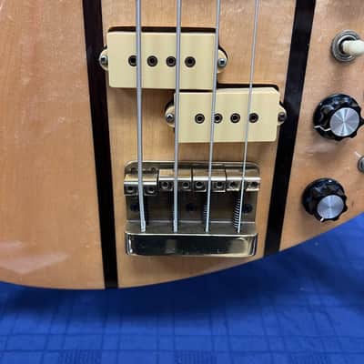 Vintage BC Rich USA Mockingbird 4-string electric bass guitar neck through body with Original Case Early 1980's image 10