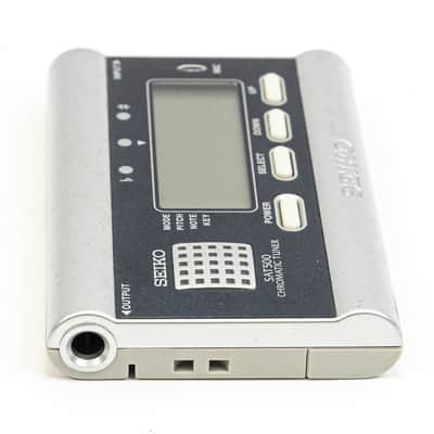 Seiko SAT500 Digital Chromatic Tuner for Guitar Bass Acoustic image 3