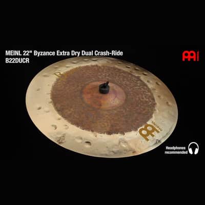 Meinl Byzance Dual Crash Ride Cymbal 22" image 2
