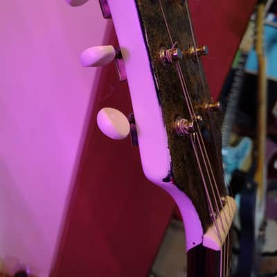 Jon's SG-Cruellacaster Black/White/Gold Sparkle with Gold Foil Pickup image 13