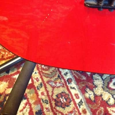 Vintage 80's Schecter Saturn Tele Electric Guitar HSH Trans Red image 10