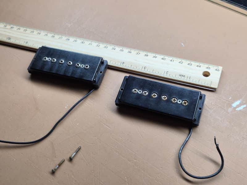 Carvin AP 6  Pickups AP-6  AP6 1960s - Black - Rare Pair - Very Hard To Find - Working Well image 1