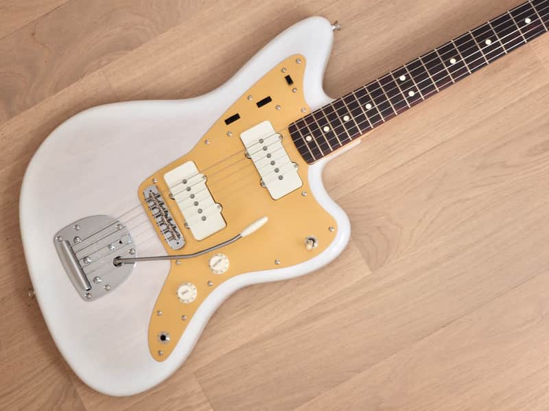 2022 Fender Heritage 60s Jazzmaster Gold Guard Blonde Nitro Lacquer, Japan MIJ image 1