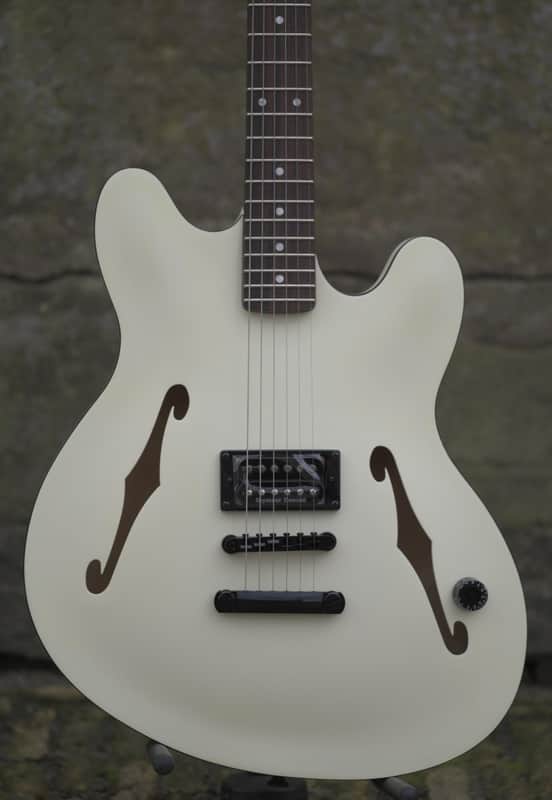 Fender Tom DeLonge Starcaster® - Satin Olympic White(Pre-Order) image 1