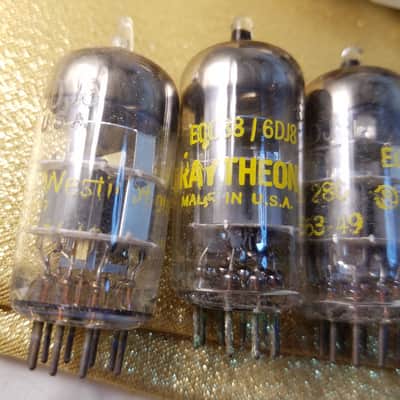 Sylvania etc. ONE (1) 6DJ8 tNOS AT1000 TESTED Vacuum Tube ECC88 dual triode 1965-1972 image 6