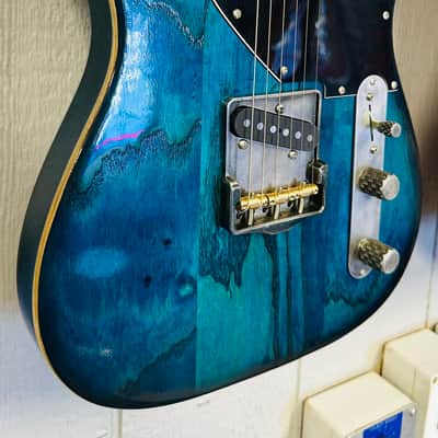 Warmoth Telecaster “ Latellacaster” 2026 - Teal nitro image 2
