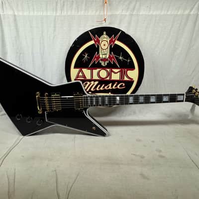 Gibson USA Custom Shop Explorer Custom Guitar with COA + Case 2024 - Ebony / Black image 3