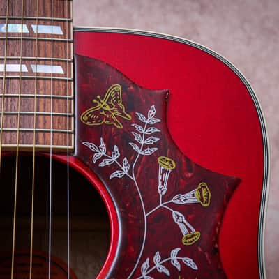 GIBSON USA Custom Shop Custom Hummingbird Quilt #1 of 28 "Heritage Cherry burst" (2008) image 8