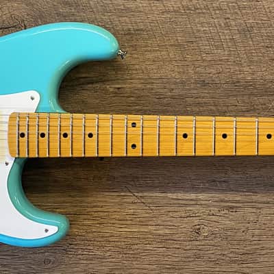 2025 Fender American Vintage II '57 Stratocaster Gloss Sea Foam Green Electric Guitar with Original Case image 2