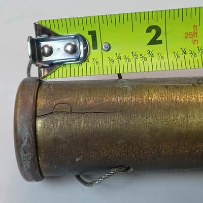 Musser M665B Brass Tube D# 57"x1.5" Symphonic Chime Tubular Bell *Cracked*-Parts image 10