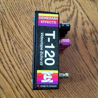 Demedash Effects T-120 Videotape Echo V2 2020 - Black Sparkle image 2