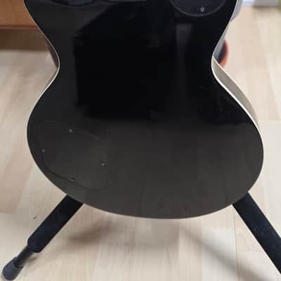 Satellite Les Paul Standard 1970's Black Beauty Vintage 70s Singlecut LP Electric Guitar Heavy Relic Aged Road Worn MIJ Japan Pro MJ Japanese with Gibson Open Book headstock image 12