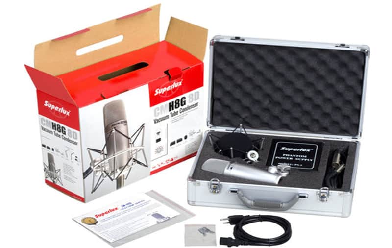 Superlux CMH8D Large Diaphragm Vacuum Tube Condenser Microphone image 1
