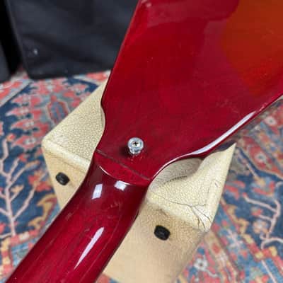 *Video* Gibson Yamano '67 Reissue Flying V Cherry Red - 1995 image 16