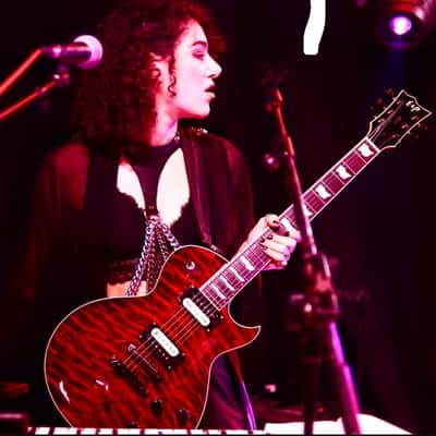 ESP Eclipse II Singlecut AAA Quilt Top 4-Knob LP Seymour Duncan HH Pro Artist Studio Red Guitar MIJ Japan STBC image 2
