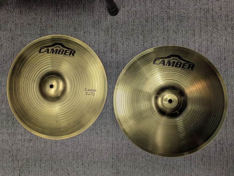 CAMBER C-4000 Hi Hat 14" Top & Bottom Cymbals image 1