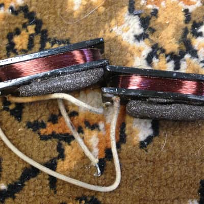 Fender Precision Bass Black Bobbin Bottom Pickups 1959-1964 Pre CBS Very Rare Wow! image 5