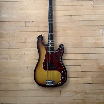 1970 Fender Precision Bass Guitar Sunburst image 3