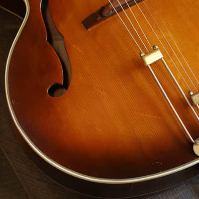 1953 Epiphone De Luxe Acoustic Archtop Guitar Sunburst From Tommy Shaw of STYX Collection+OHSC(4528) image 9