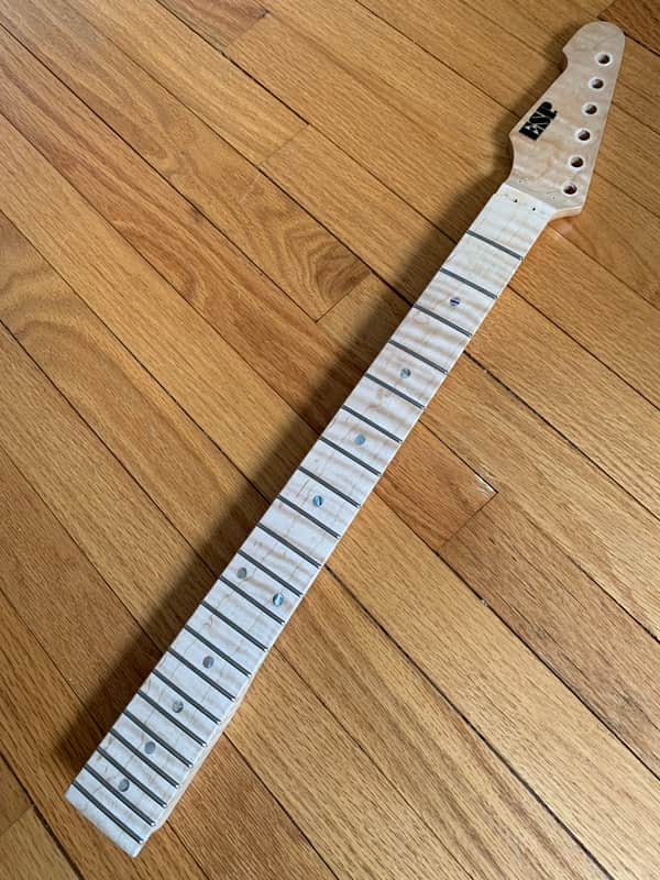 ESP Style Flame Maple Reverse Neck ESP Style 2020 - Flame Maple image 1