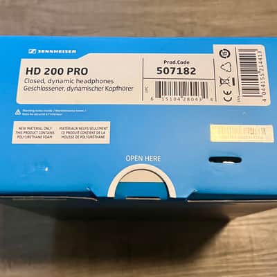 Sennheiser HD 200 Pro Closed-Back Over-Ear Headphones 2010s - Black image 2