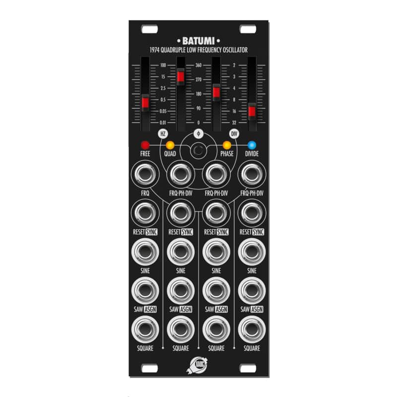 Xaoc Devices Batumi Black Panel - Accessory for Modular Synthesizers image 1