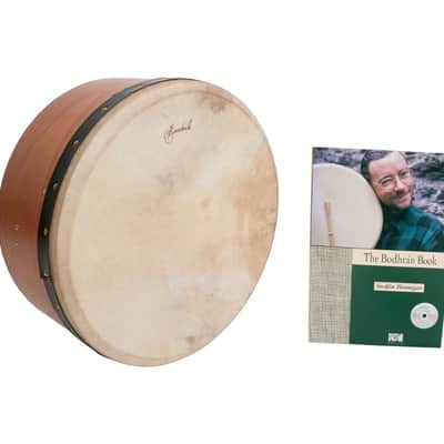 Roosebeck Bodhran Drum Package Includes: Irish Deep Bodhran Tunable Drum W/ Tipper, Red Cedar + Drum image 1