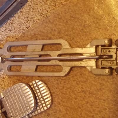 Rogers 2 VINTAGE Swivomatic BASS DRUM PEDAL Footboard Split Heel 60s 70s NO TARIFFS image 12