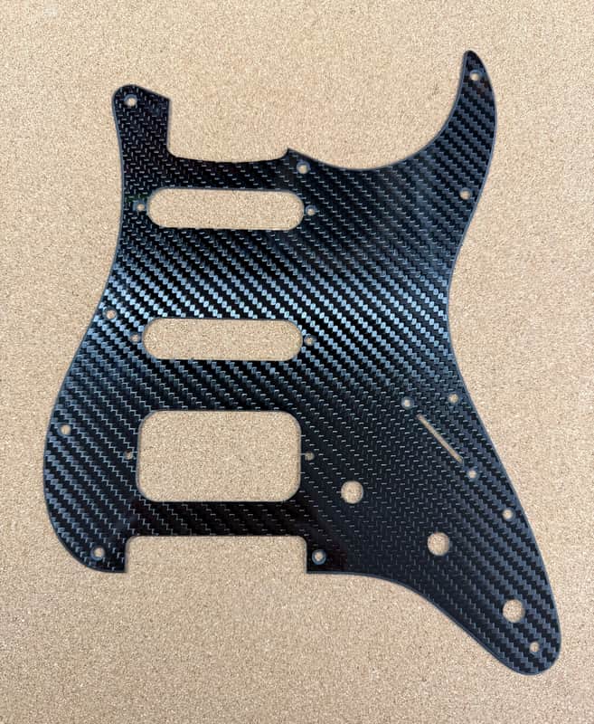 KLOS Carbon Graphite Stratocaster Pickguard HSS - NEVER USED! image 1