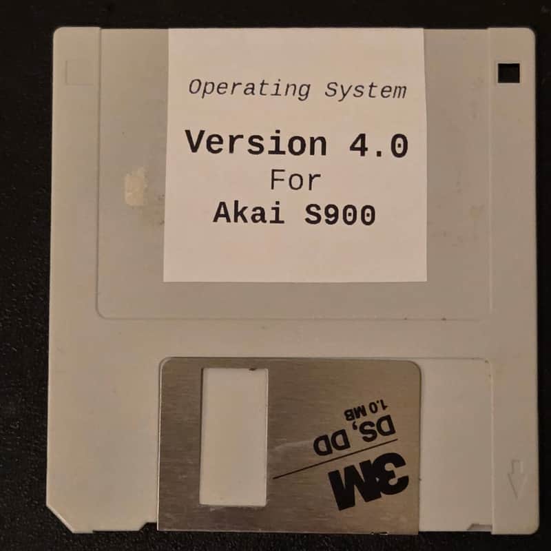 Akai S900 OS4 floppy boot disk OS 4.0 s-900 image 1