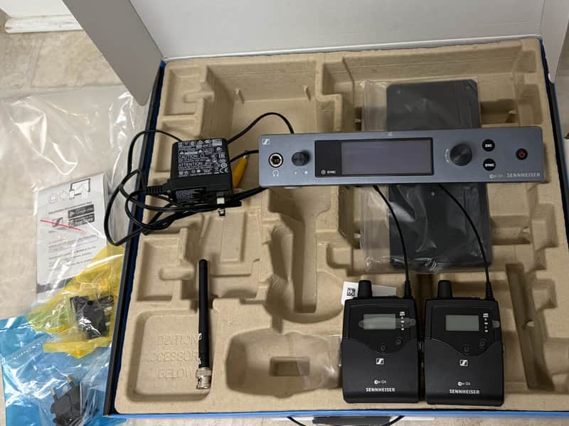 Sennheiser EW IEM G4 Twin (Band A) Wireless In-Ear Stereo Monitoring Set image 1