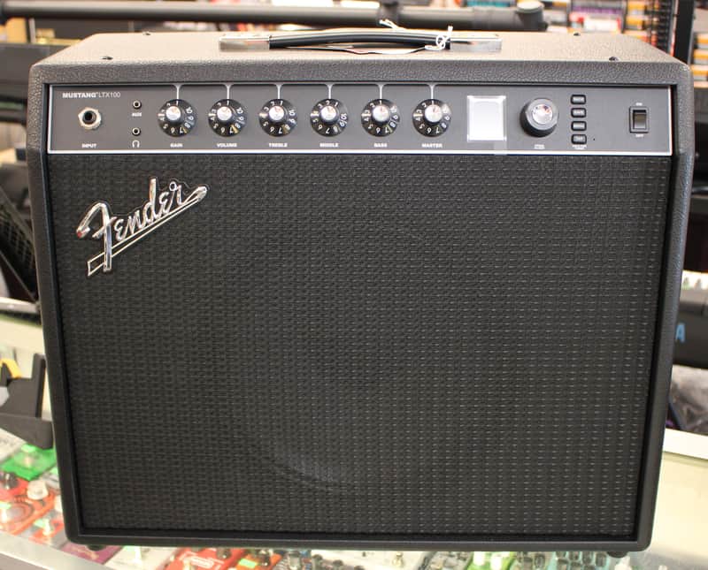 Fender Mustang LTX100 100-Watt 1x12" Digital Modeling Guitar Combo Black image 1