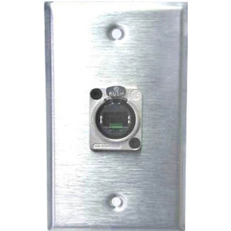 Neutrik 108E Wallplate - Single - NE8FDP image 1