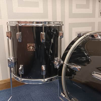 Tama 1980s Imperial Star ‘Mercury 4’ in Jet Black – 20″,12″,14″ image 3