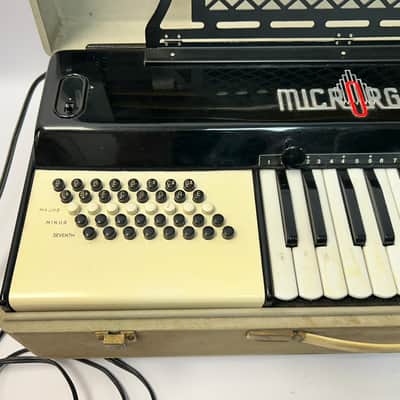 Farfisa Microrgan Made in Italy Rare 1950s-60s Functional with Legs and Lid image 2
